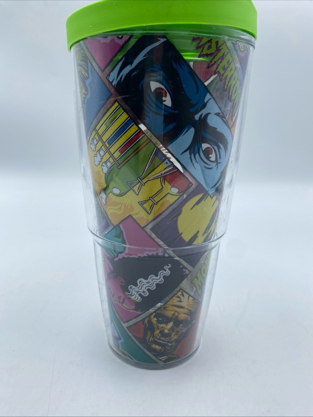 Universal Studios Exclusive Universal Monsterror Tervis Tumbler Comic Style Cup